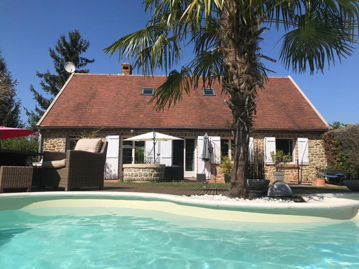 Chambres D'Hotes Des Demoiselles Ville-Saint-Jacques Luaran gambar